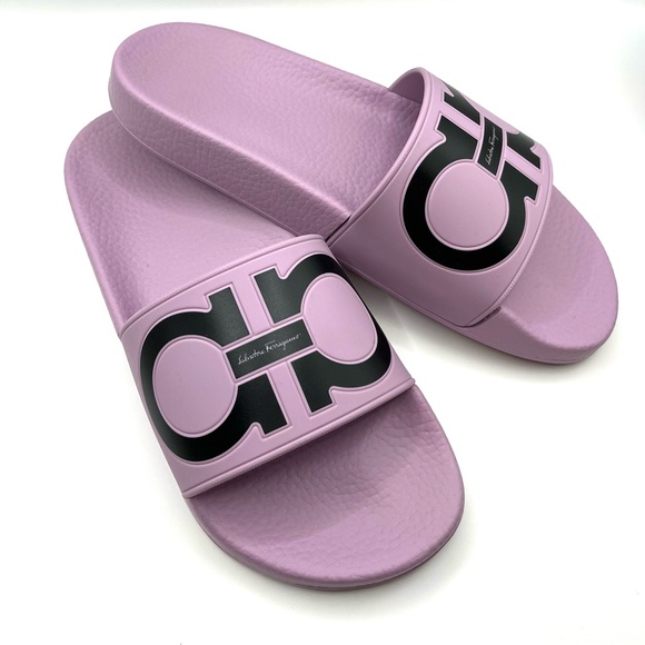 Salvatore Ferragamo “Groove 2 Gancini” Slides – Lilac 💜✨ - Picture 7 of 10